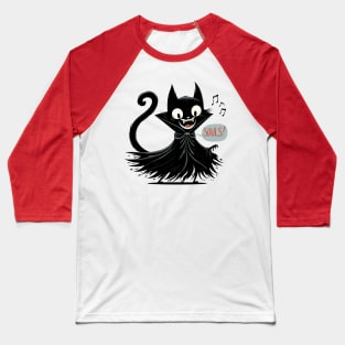 The Ripper Cat Baseball T-Shirt